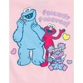 thumbnail image 5 of Sesame Street T-Shirt and Skirt Set Elmo Cookie Monster Abby Cadabby Pink, 5 of 8