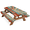 Multicolor 3, variant on ADECORIVY Alpaca Llama Polka Dots Picnic Table Cover with Bench Covers, Waterproof Camping Table Cover with Elastic Edges, Fitted Tablecloth for Rectangle Tables, Outdoor Essentials 72 Inch