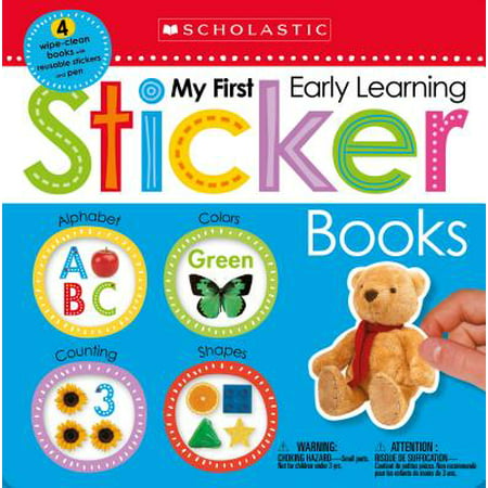 My First Early Learning Sticker Books Box Set (Scholastic Early (Tactile Learners Learn Best By)