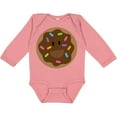 thumbnail image 3 of Inktastic Chocolate Doughnut Boys or Girls Long Sleeve Baby Bodysuit, 3 of 5
