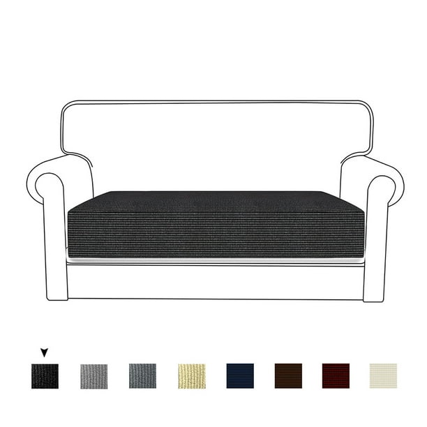 Willstar Durable Stretch Sofa Or Caravan Cushion Cover Elastane Furniture Protector For Seats Living Room Replacement Black Com - Stretch Covers For Caravan Seats Willstar Durable Stretch Sofa Or Caravan Cushion Cover Elastane Furniture Protector For Seats Living Room Replacement Black Com - Stretch Covers For Caravan Seats