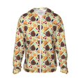 thumbnail image 1 of Vsdgher Sweat à Capuche Imprimé Action de Grâce pour Hommes Femmes, Manches Longues Protection Solaire Pêche pour Course Natation-3TG, 1 of 7