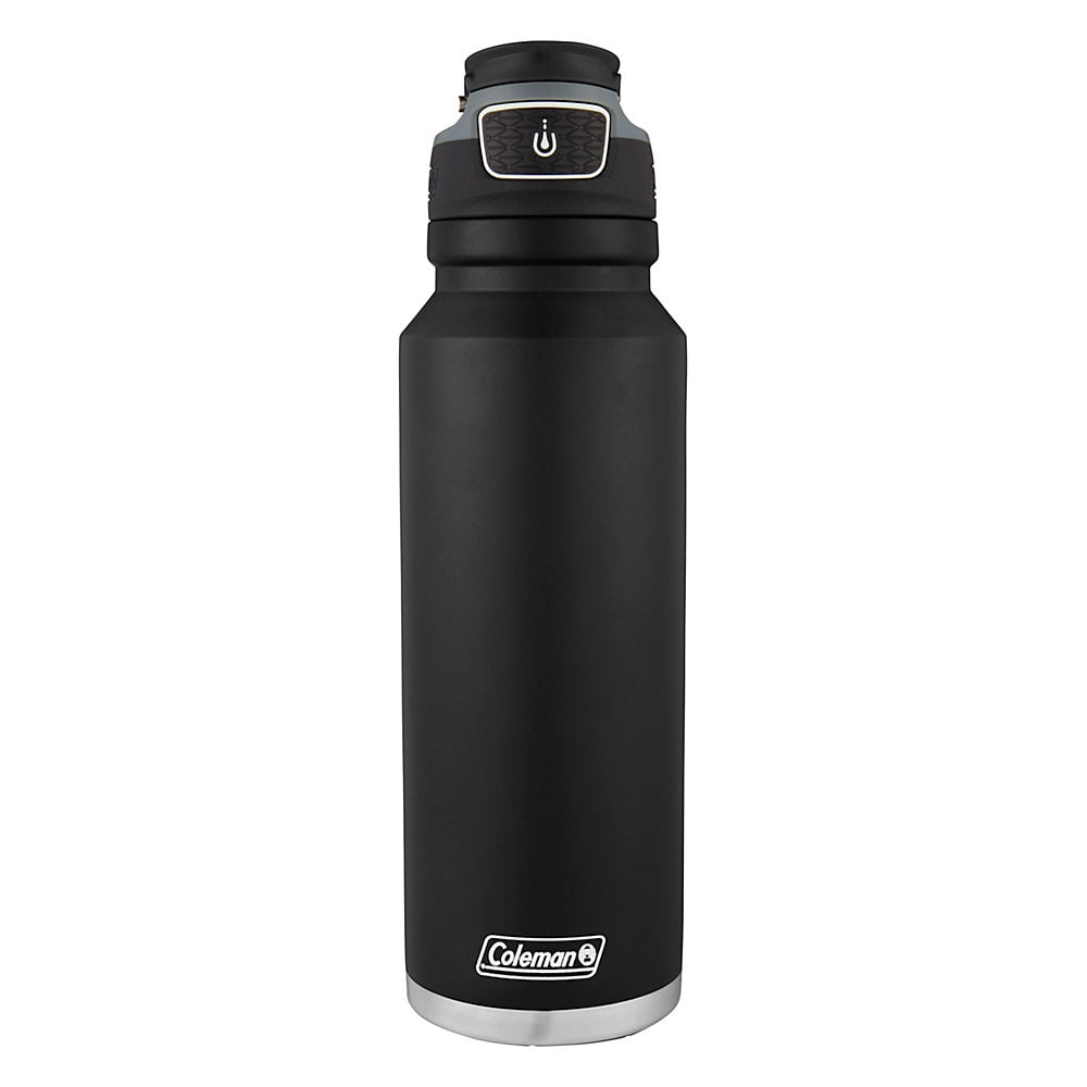 Coleman Autoseal FreeFlow Stainless Steel Insulated Water Bottle, 40 oz