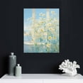 thumbnail image 4 of COMIO Large White Flower Canvas Paintings Wall Art, Textured  Hand-Painted Oil Painting on Canvas for Bedroom Living Room Home Decoration, 4 of 4