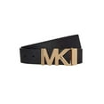 thumbnail image 1 of Michael Kors Saffiano Leather Reversible MK Logo Plaque Buckle Belt, Extra Large, 1 of 4