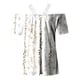 thumbnail image 4 of Blusa informal de manga corta con cuello en V y encaje con hombros descubiertos para mujer OAVQHLG3B Store  lin121212, 4 of 5