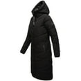 thumbnail image 2 of Marikoo Women's Knee-Length Quilted Winter Jacket with Hood - Benikoo, 2 of 8