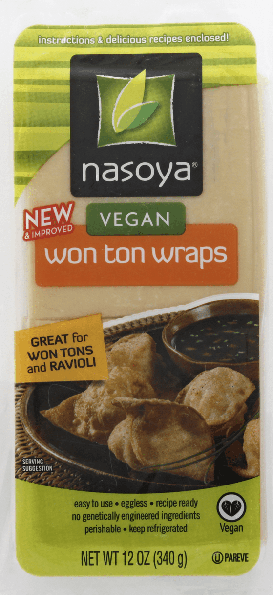 Nasoya Vegan Won Ton Wraps 12 Oz Walmart Com Nasoya Vegan Won Ton Wraps 12 Oz Walmart Com