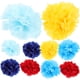 thumbnail image 1 of KAKOWELY 10 pompones de papel de seda, bolas de flores para decoración de bodas y fiestas., 1 of 5