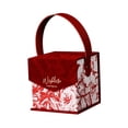 thumbnail image 4 of Caja de dulces de boda, caja de regalo de mano, caja de regalo para , suministros de novia de boda románticos elegantes con asa para regalos Rojo 14x14x14cm Macarena Bolsa de caramelos, 4 of 8