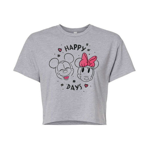 Disney - Mickey Minnie Happy Days - Cropped Tee