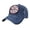D, variant on Unisex Distressed Twill Baseball Cap Ponytail Friendly Visor with Design D A