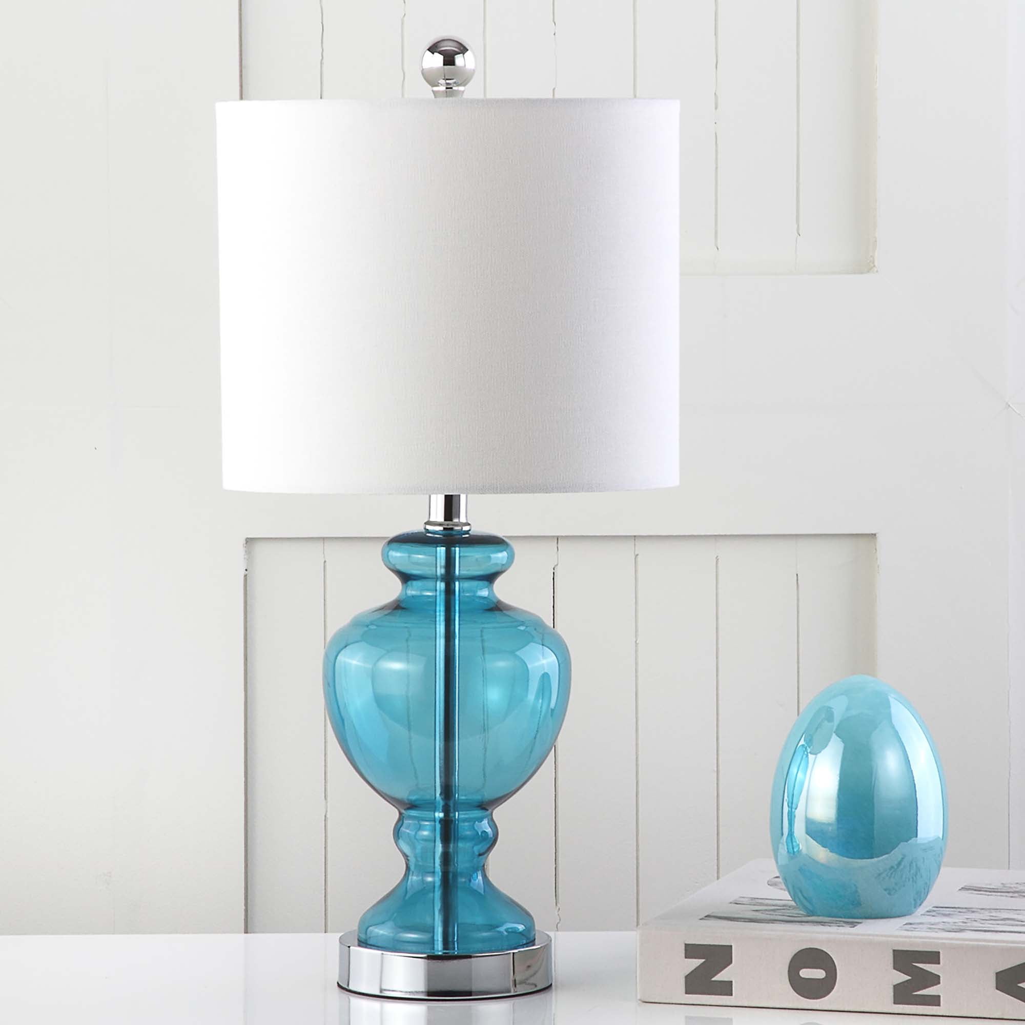 Safavieh Marine Nautical 21 in. H Table Lamp, Monocco Blue