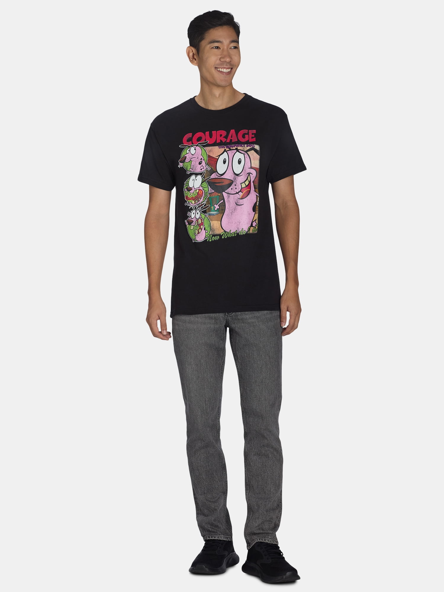 Courage the Cowardly Dog Men's Graphic Tee Shirt - Sizes S-3XL