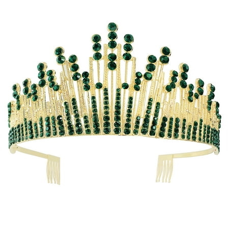 

1pc Bride Hair Accessories Crown Shape Headdress Wedding Dress Headdress