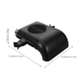 thumbnail image 2 of EXHUMKY Automotive Headrest Radiator Car Fan ABS Ventilation Car Usage 1Set, 2 of 8