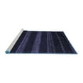thumbnail image 2 of Ahgly Company Machine Washable Indoor Rectangle Abstract Blue Modern Area Rugs, 2' x 3', 2 of 4