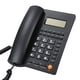 thumbnail image 1 of Teléfono de escritorio con cable Teléfono fijo con identificación de llamadas Pantalla LCD Brillo aj Irfora  Negro, 1 of 7