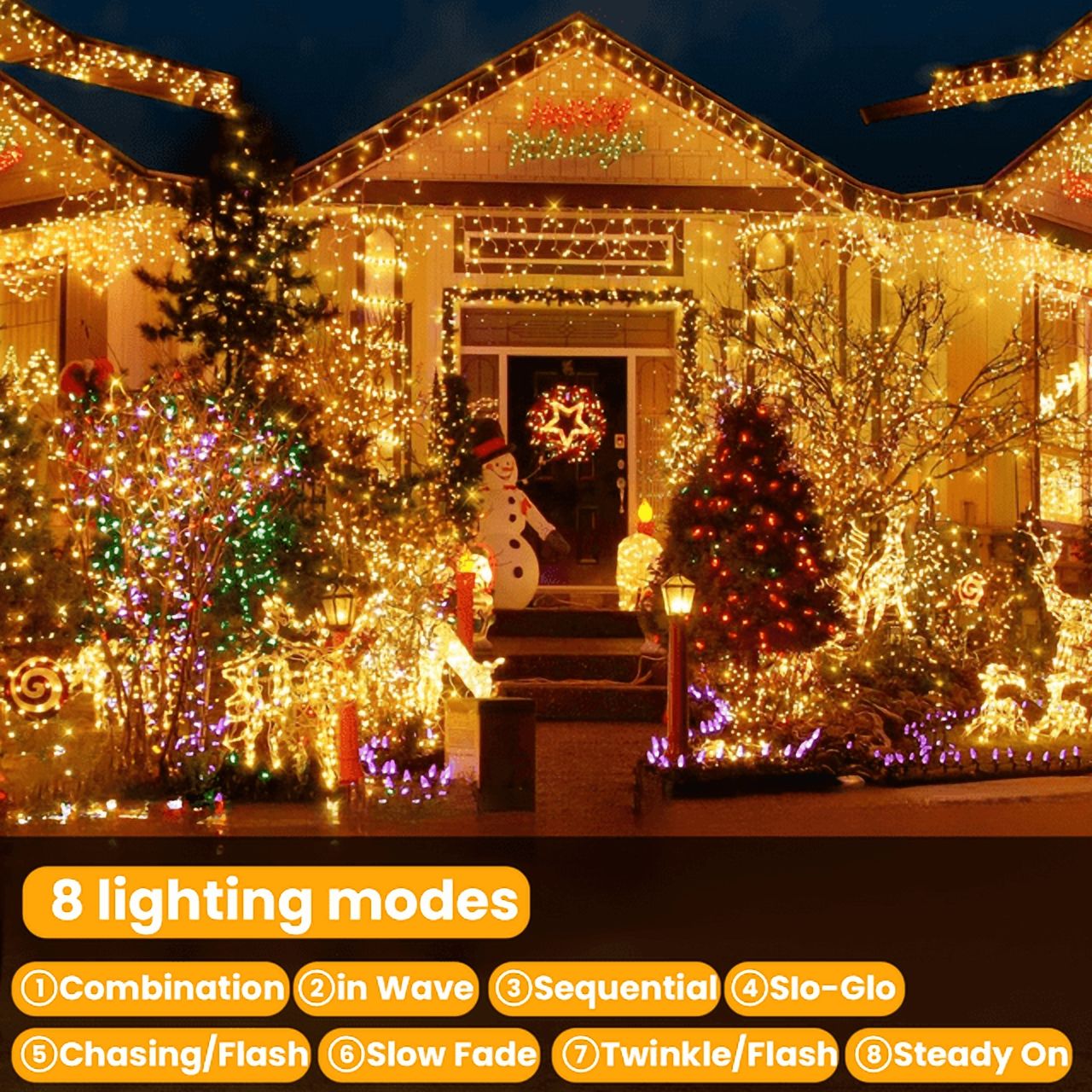 Avoxezor 1000 LED Christmas String Lights, 340ft photo 4