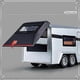 thumbnail image 4 of 1/32 Cybertruck Pickup Trailer Alloy Car Model Diecasts Metal Off-road Vehicles Truck Model Sound and Light Kids Toys Gift Toy Cars, 4 of 5