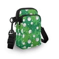 thumbnail image 3 of HELLHERO Cats Clover Adjustable Shoulder Strap Cross Body Purse Women Crossbody Bag with Double Deck for Messenger Bag, 3 of 7