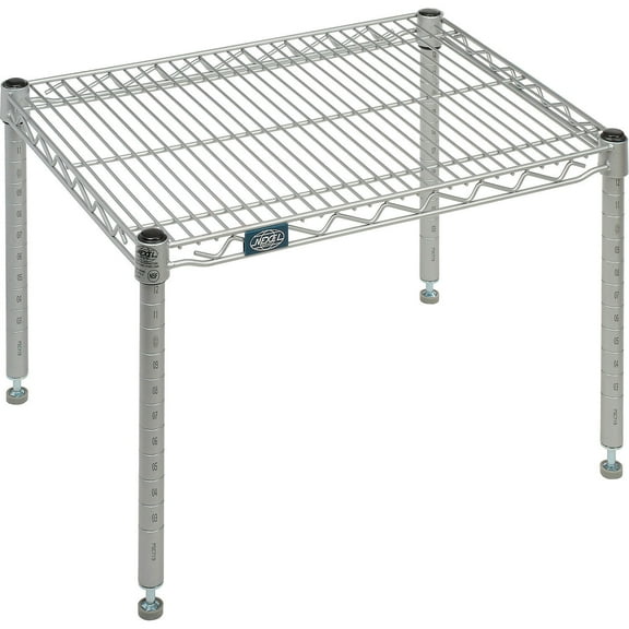 Global Industries B2274462 Nexel Silver Epoxy Wire Shelf Platform, 24 x 18 in.