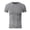 Grey, variant on Mens T-Shirt for Running Short Sleeve Pack Crew Neck Classic Tees Classic Fit Undershirt Cotton Tops Summer Soft Athletic Short Sleeve (Black,L)