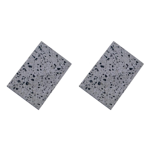 Injueey Accesorios para fotos de piedra natural genuina, tableros de fondo para disparos en estudio, rectángulo gris rústico y auténtico, rectángulo gris 10x15cm 2Conjunto