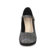 thumbnail image 6 of Unique Bargains Women's Houndstooth Platform Stiletto Heels Pumps, 6 of 6