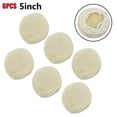 thumbnail image 3 of 6Pcs 5inch Car Lambs Wool Bonnet Buffing Wheel Pad Buffer Polishing Polisher Pad, 3 of 8