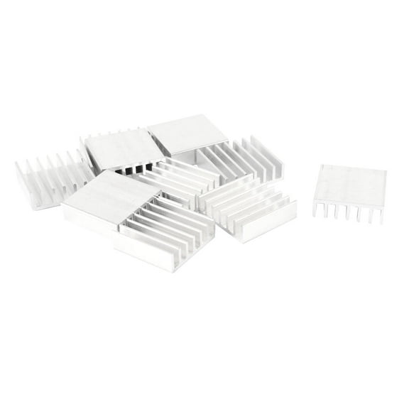 10 x Aluminum Heatsink 20mm x 20mm x 6mm for Voltage Regulator  MOSFET