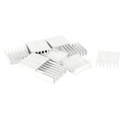 10 x Aluminum Heatsink 20mm x 20mm x 6mm for Voltage Regulator SCR MOSFET