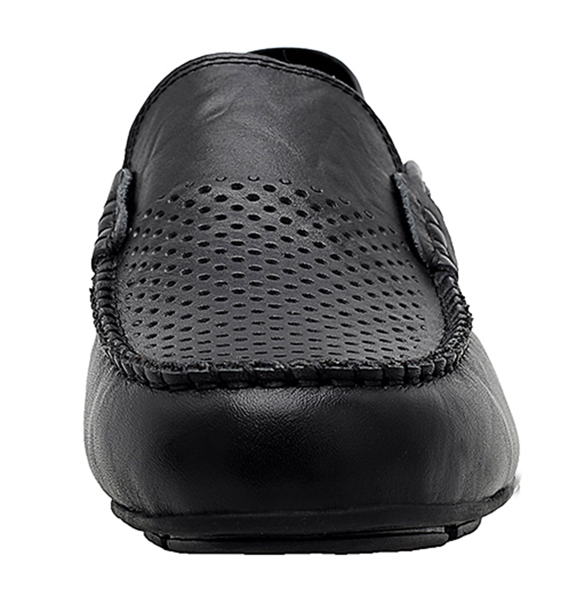 Go Tour Black Faux Suede Slip On Travel Vacation Driving Loafers Size 13 Go Tour Men main image 4