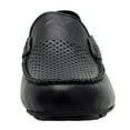 thumbnail image 2 of Go Tour Men's Premium Genuine Hand-made Leather Casual Slip on Loafers Breathable Driving Shoes Fashion Slipper B Black Punched 11/47, 2 of 8