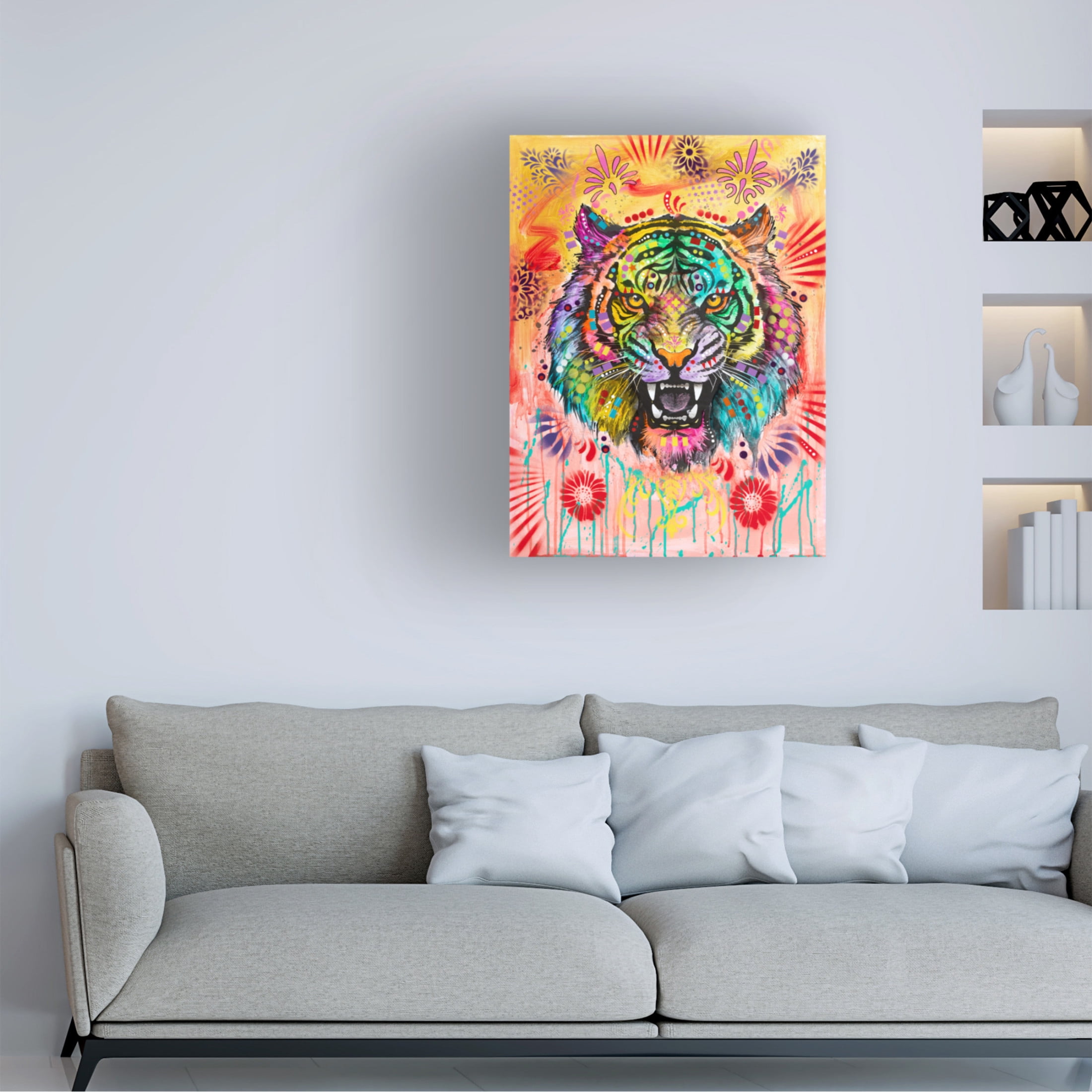 Canvas Wall Art - Dean Russo- Exclusive 'Intimidation' Wall Art for Living Room, Bedroom, or Office Décor by Trademark Fine Art - 35 x 47 Inches