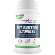 Gut Restore Ultimate Probiotic - Restore Your Health and Body Balance with Probiotics - Natural Immune Support - Balance Blood Health - Improved Energy - Improved Mood - 60 Count