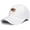 White, variant on United States 250th Anniversary Grey Baseball Hat with Lightweight Printed Graphics and Adjustable Fit for Men Women Adults