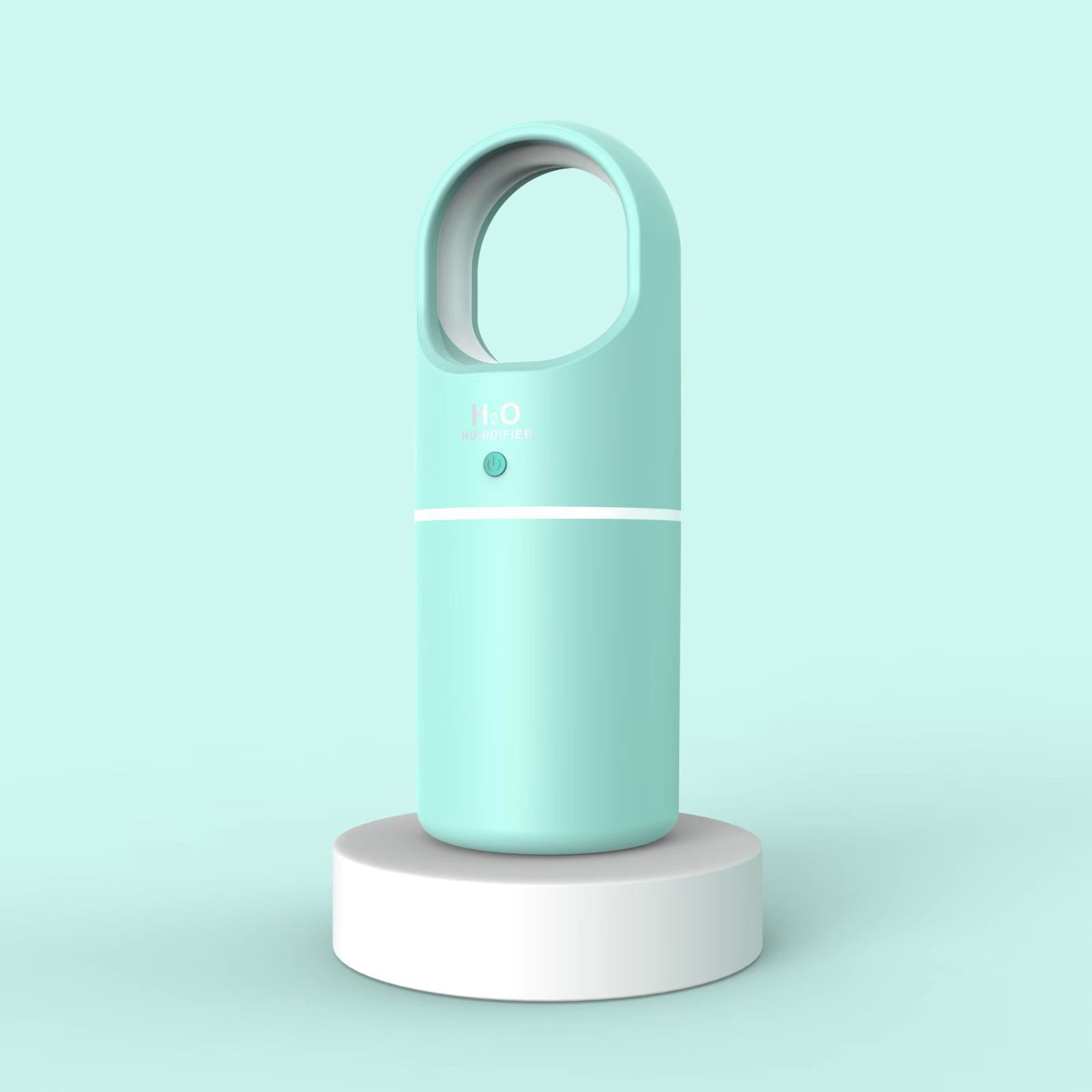 CVLNCYCLING USB Humidifier with Colorful Ambient Lighting, Quiet Cool Mist Ultrasonic Humidifier, Easy Clean Top-Fill for Bedroom Office Plants
