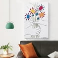 thumbnail image 5 of Pablo Picasso Bouquet of Peace Flowers Fashion Poster Canvas Print Wall Art Modern Bedroom Room, 5 of 9