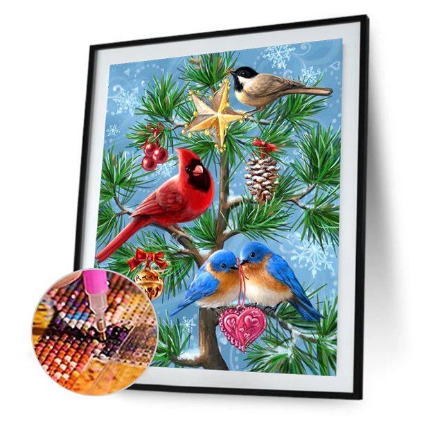 Cuadros Decorativos 5D bricolaje completo taladro diamante pintura pájaro Cruz puntada mosaico artesanía Kit decoración del hogar Tmvgtek embutido en tela