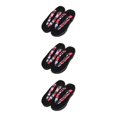 thumbnail image 4 of maskred Sabots Japonais Sandales Geta pour Hommes Femmes à la Mode et Polyvalentes Noir Rond Taille 39 3Ensemble, 4 of 6