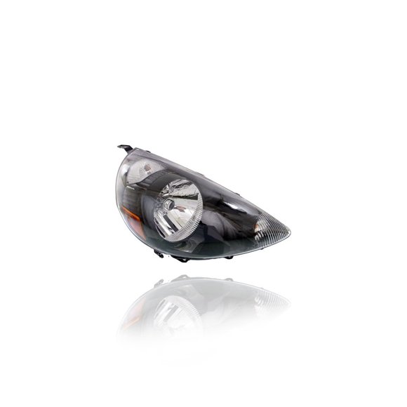 Headlight - TYC Compatible/Replacement for '07-08 Honda Fit - Night Hawk Black (Code B92P) - Right Hand - Passenger - 33101SLNA01ZC