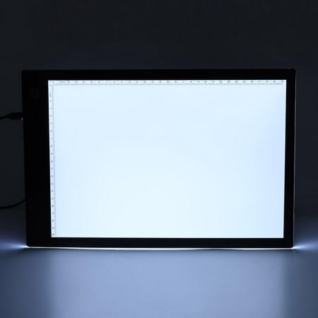 Zerone A4 LED Slim Art Craft Drawing Tracing Tattoo Light Box Pad Board Lightbox USB,LED Graphics Tablet