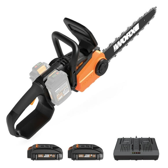 Worx WG384 40V Power Share 14" Cordless Chainsaw with Auto-Tension