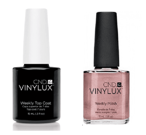 CND Creative Nail Polish - VINYLUX Top Coat & Indigo Frock 176
