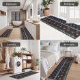 thumbnail image 5 of Boho Blue Elaborate Ethnic Pattern Kitchen Rugs Sets Of 3,Kitchen Runner Rugs Non Skid Washable,Decorative Kitchen Floor Mats for Kitchen,Sink,Laundry,17"x30"+ 17"x47" + 17"x59", 5 of 6
