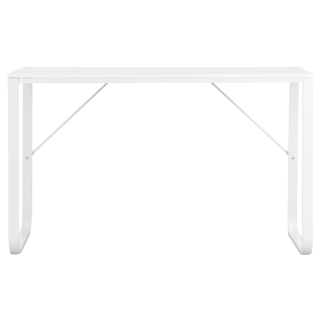Computer Desk for Home Office, Dining Table Office Desk, White