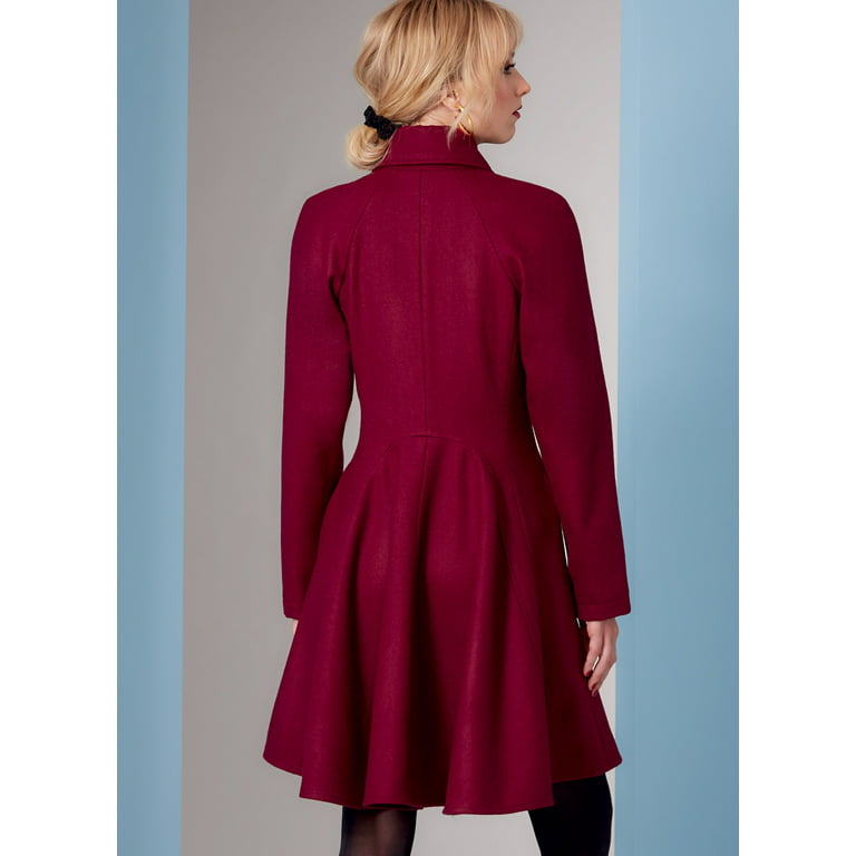 Vogue Sewing Pattern V1837 - Misses' Coat, Size: F5 (16-18-20-22-24) 