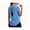 Blue, variant on Activewear for Women Round Neck Athletic T-Shirt with Back Cutout Short Sleeves Summer Top with Cooling Fabric Blue M