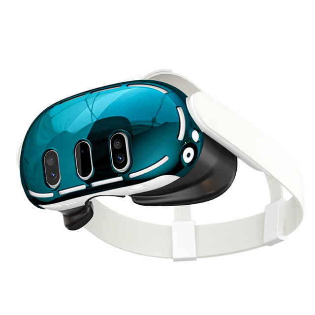 VR Glasses Host Electroplated Protective Case Cover Protective Shell Replacement Accessories for Quest 3